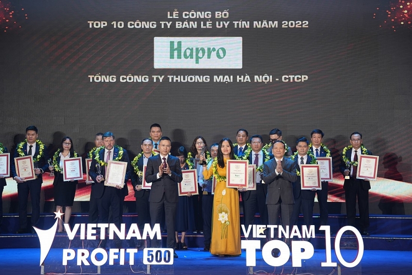Hapro niềm tự hào Tập đoàn BRG, 5 lần liên tiếp lọt Top 10 Công ty Bán lẻ Uy tín