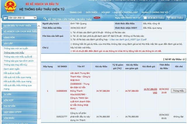Ninh Bình: Gói thầu sử dụng ngân sách nhà nước, nhà thầu trúng thầu bị tố gian lận Ninh Bình: Gói thầu sử dụng ngân sách nhà nước, nhà thầu trúng thầu bị tố gian lận