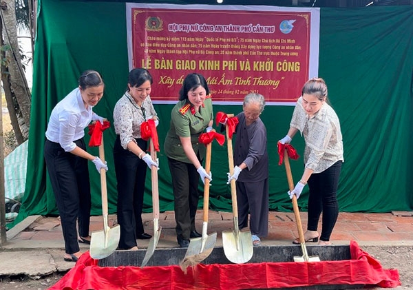 Khởi công xây dựng Mái ấm tình thương Khởi công xây dựng Mái ấm tình thương