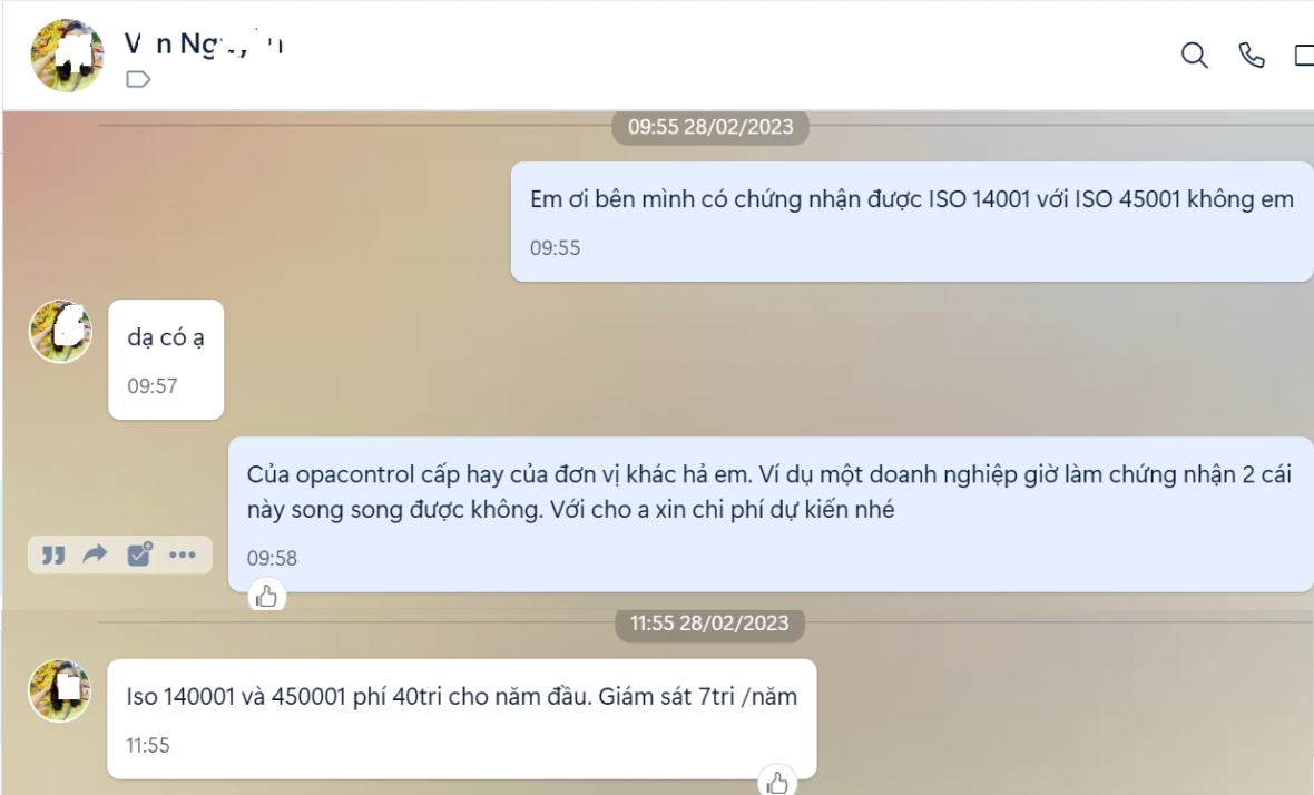 Công ty TNHH Chứng nhận và Kiểm định Chất lượng Opacontrol thực hiện dịch vụ ngoài cấp phép? Công ty TNHH Chứng nhận và Kiểm định Chất lượng Opacontrol thực hiện dịch vụ ngoài cấp phép?