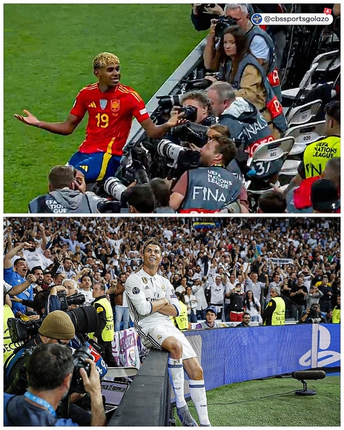 Ghi cú đúp giúp Tây Ban Nha hạ Pháp, thần đồng Yamal bắt chước Ronaldo Ghi cú đúp giúp Tây Ban Nha hạ Pháp, thần đồng Yamal bắt chước Ronaldo