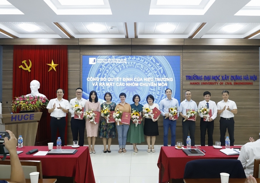 Trường Đại học Xây dựng Hà Nội: Bổ nhiệm Phó Viện trưởng Viện Địa kỹ thuật và Công trình, ra mắt các nhóm chuyên môn Trường Đại học Xây dựng Hà Nội: Bổ nhiệm Phó Viện trưởng Viện Địa kỹ thuật và Công trình, ra mắt các nhóm chuyên môn