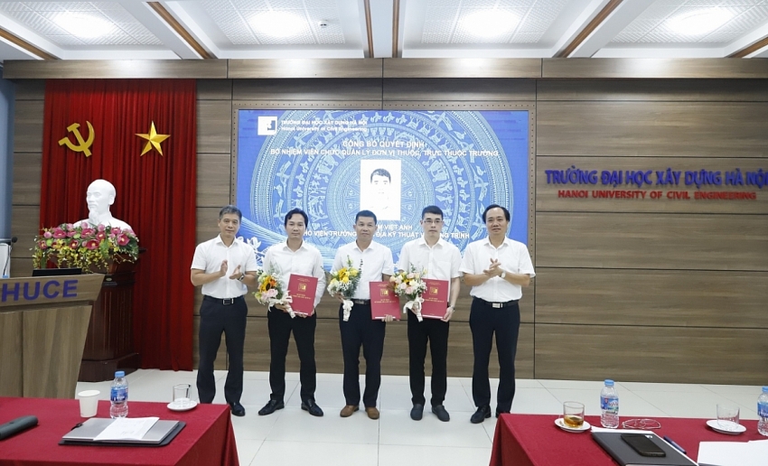Trường Đại học Xây dựng Hà Nội: Bổ nhiệm Phó Viện trưởng Viện Địa kỹ thuật và Công trình, ra mắt các nhóm chuyên môn Trường Đại học Xây dựng Hà Nội: Bổ nhiệm Phó Viện trưởng Viện Địa kỹ thuật và Công trình, ra mắt các nhóm chuyên môn