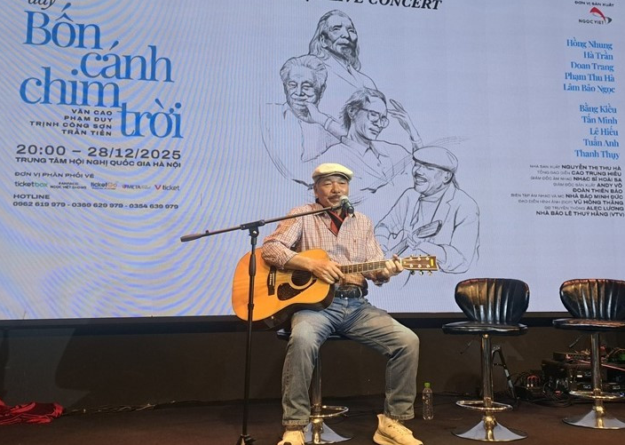 Đêm nhạc tôn vinh bốn tượng đài âm nhạc Việt Đêm nhạc tôn vinh bốn tượng đài âm nhạc Việt