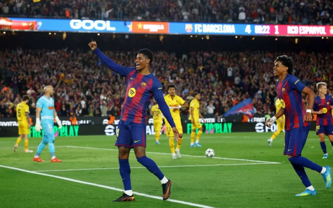 Yamal đưa Barcelona tiến gần ngôi vương La Liga Yamal đưa Barcelona tiến gần ngôi vương La Liga