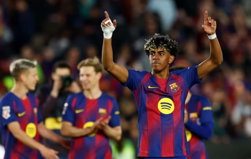Yamal đưa Barcelona tiến gần ngôi vương La Liga Yamal đưa Barcelona tiến gần ngôi vương La Liga
