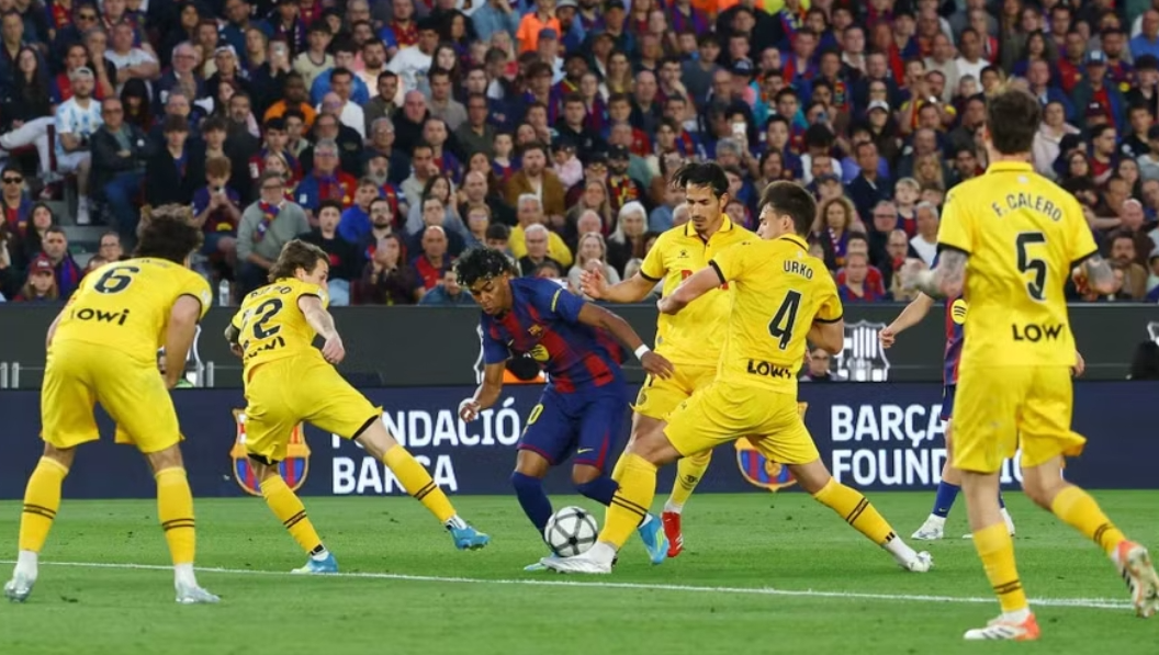 Yamal đưa Barcelona tiến gần ngôi vương La Liga Yamal đưa Barcelona tiến gần ngôi vương La Liga