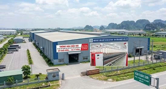 Đấu giá nhà máy sản xuất sợi OE Cotton tại KCN Châu Sơn (Ninh Bình)