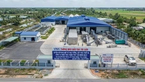Đấu giá hơn 9.000m2 đất cùng hệ thống máy móc sản xuất thủy sản của Thuỷ sản Minh Bạch tại Cà Mau