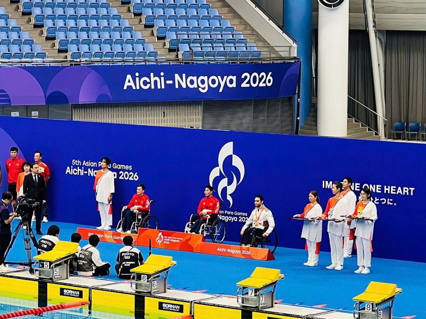 ASIAN Para Games 5: Đoàn Thể thao người khuyết tật Việt Nam có Huy chương Vàng đầu tiên