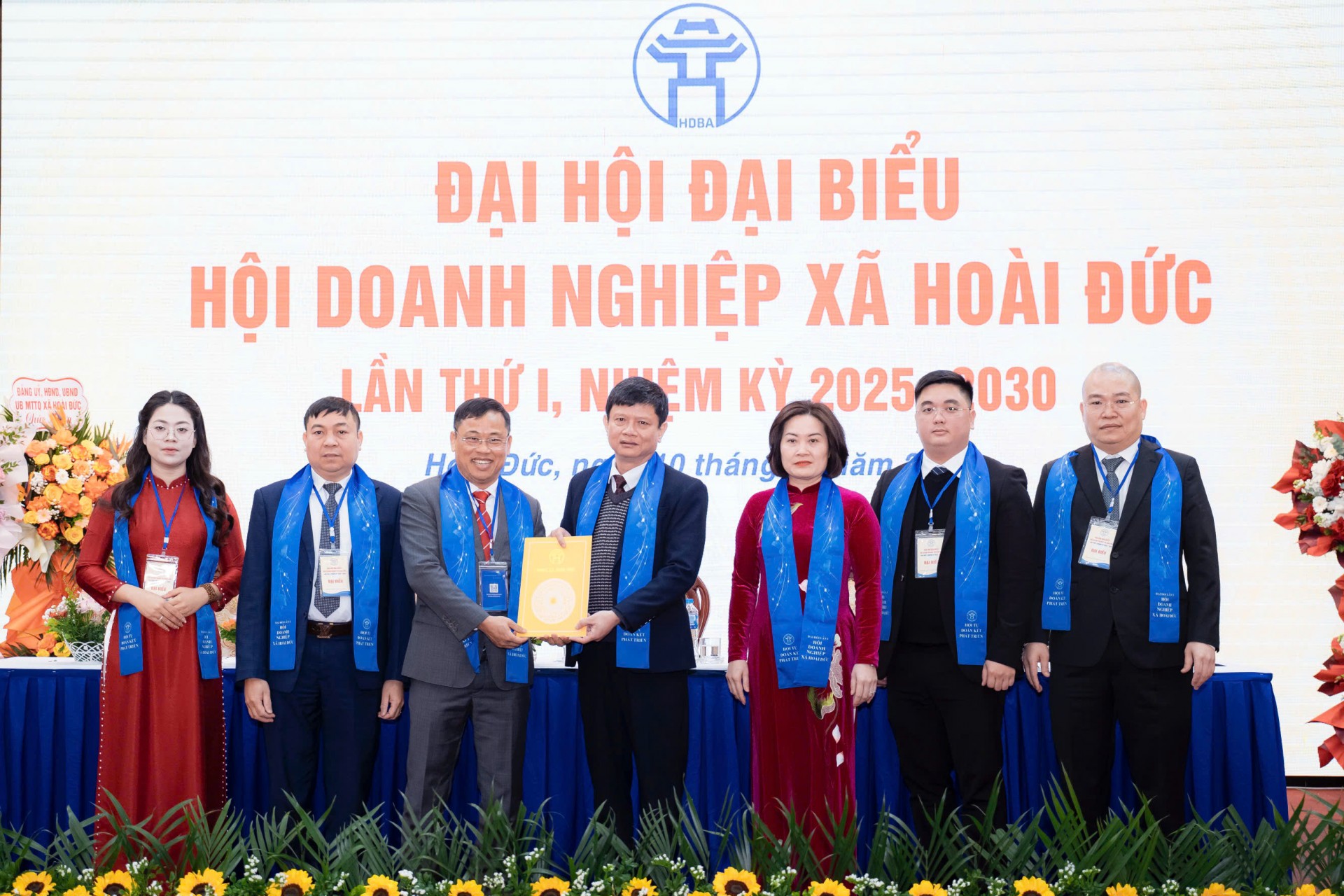 Đại hội Hội doanh nghiệp xã Hoài Đức lần thứ nhất: Dấu mốc hình thành tổ chức đại diện cộng đồng doanh nghiệp địa phương Đại hội Hội doanh nghiệp xã Hoài Đức lần thứ nhất: Dấu mốc hình thành tổ chức đại diện cộng đồng doanh nghiệp địa phương