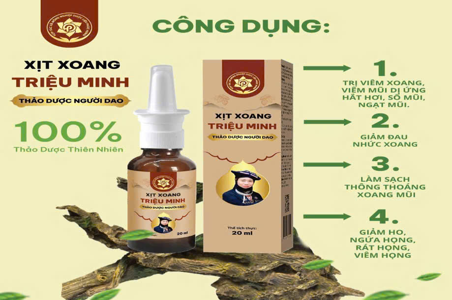 Xịt xoang Triệu Minh – Bài thuốc từ tình thương và trí tuệ