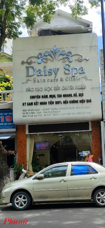 Cơ sở spa Daisy Spa ở TP.Huế vừa bị Thanh tra Sở Y tế Thừa Thiên- Huế xử phạt 35 triệu  đồng khi chưa có giấy phép hoạt động khám, chữa bệnh