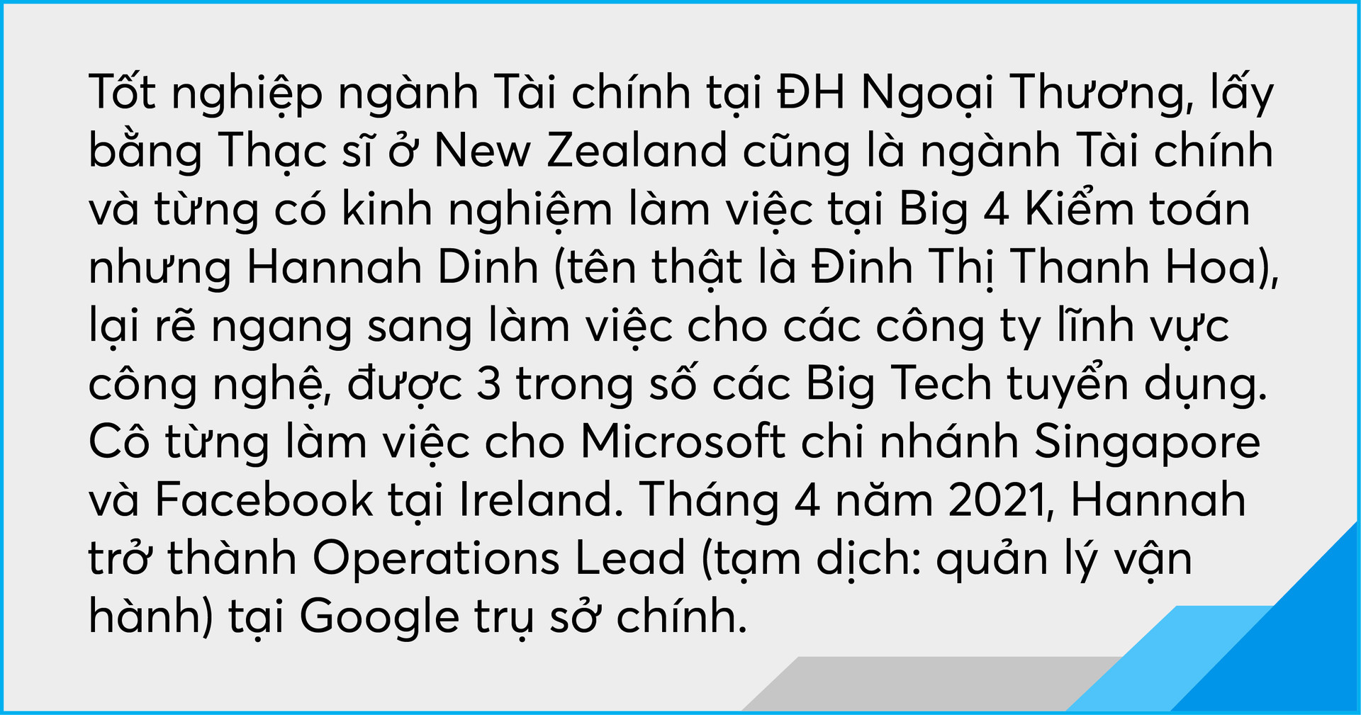 Cô gái 8x liên tục tìm thấy việc tốt ở Microsoft, Facebook, Google chia sẻ bí quyết để người Việt tiếp cận các ‘khủng long’ công nghệ toàn cầu? - Ảnh 1.