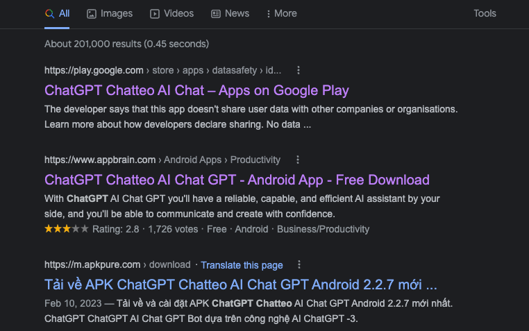 Hacker giả mạo ứng dụng ChatGPT để phát tán malware - Ảnh 1.