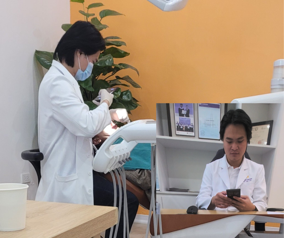 Người xưng danh b&amp;aacute;c sĩ L&amp;ecirc; Nho Chuy&amp;ecirc;n trực tiếp thăm kh&amp;aacute;m, chẩn đo&amp;aacute;n cho bệnh nh&amp;acirc;n tại Nha khoa Alisa.