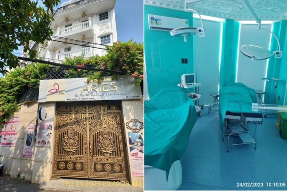 Đình chỉ hoạt động cơ sở thẩm mỹ Aries cắt mí gây biến chứng