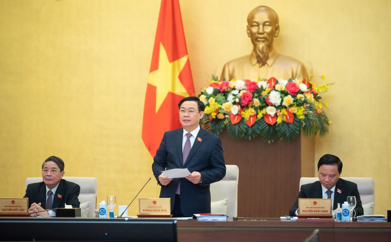 Khai mạc Phiên họp thứ 21 của Ủy ban Thường vụ Quốc hội Chú thích ảnh