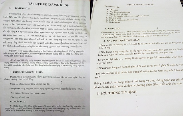 Xảo trá như thị trường thực phẩm chức năng - kỳ 1: Nhập “lò” đào tạo “bác sĩ online” - 6 Tài liệu đào tạo PV được phát và yêu cầu học thuộc.