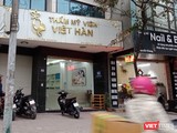 Thẩm mỹ viện Việt Hàn nơi xảy ra vụ việc.