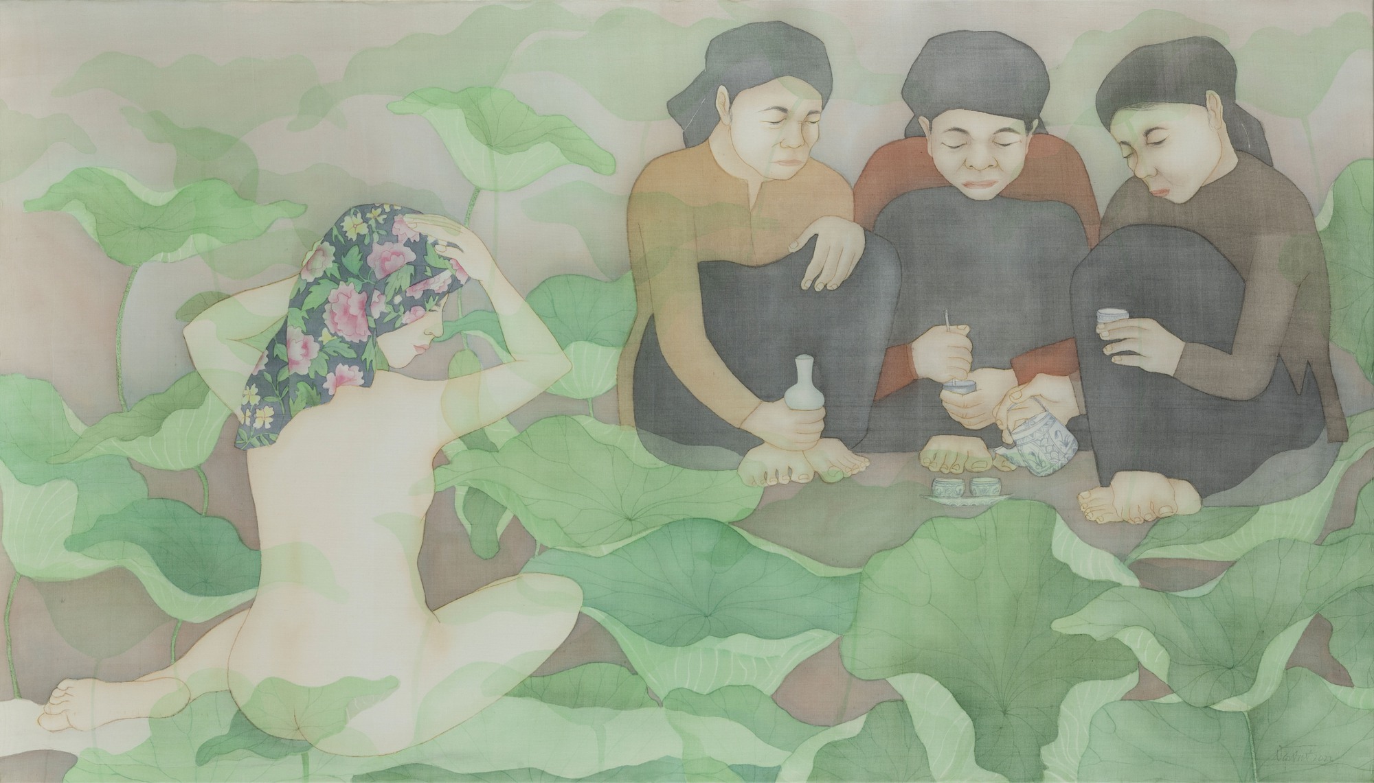 Chiêm ngưỡng tranh tuyển của 8 nghệ sĩ đương đại Việt Nam tại Paris - Ảnh 7.