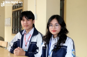 Bí quyết chinh phục giải Nhất Tiếng Anh quốc gia của 2 học sinh xứ Nghệ