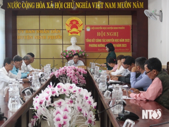 NTO - Ninh Phước: Triển khai công tác khuyến học năm 2023