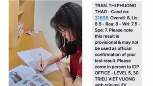 Học sinh THCS thứ 2 của tỉnh Lào Cai đạt IELTS 8.0
