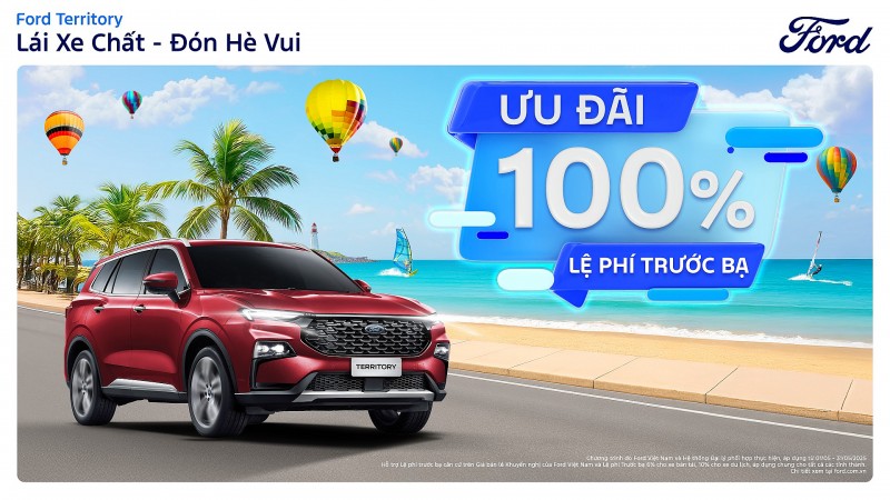 Ford Việt Nam khuyến mãi trong tháng 5 với giá trị lên tới 100 triệu đồng