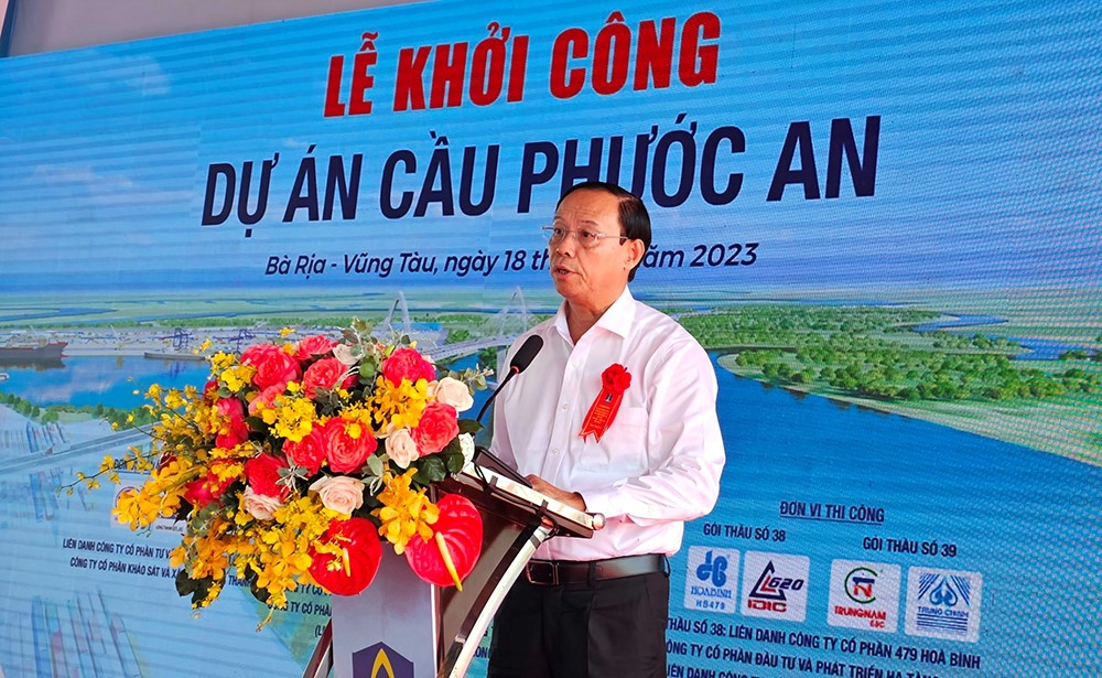 Khởi công cầu Phước An với tổng mức đầu tư hơn 4,8 nghìn tỷ đồng Khởi công cầu Phước An với tổng mức đầu tư hơn 4,8 nghìn tỷ đồng