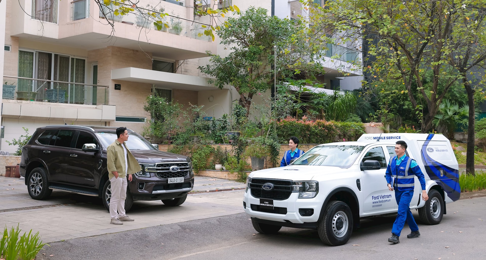 Ford mở rộng dịch vụ lưu động 4 giờ tới Thành phố Hồ Chí Minh