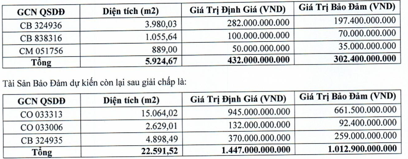 Du lịch Thành Thành Công và BIM Land xin giải chấp tài sản đảm bảo dòng tiền thanh toán trái phiếu - Ảnh 1