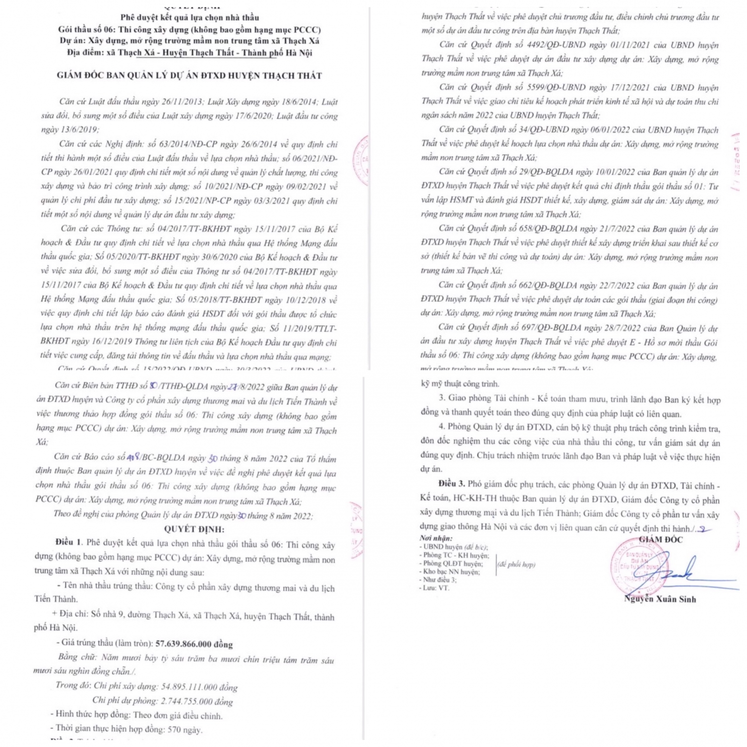 Nghi vấn trong đấu giá tại BQL dự án Đầu tư Xây dựng huyện Thạch Thất? Nghi vấn trong đấu giá tại BQL dự án Đầu tư Xây dựng huyện Thạch Thất?