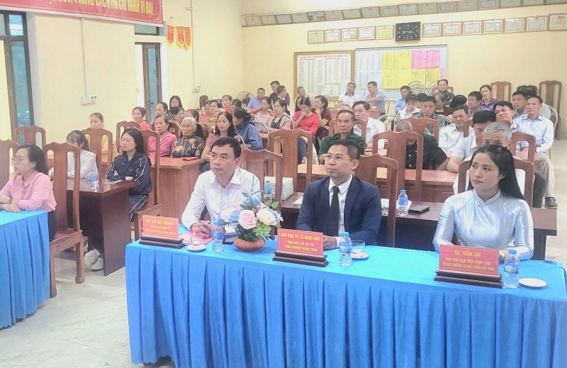 Rộn ràng Ngày hội Đại đoàn kết toàn dân tộc tại thôn Cầu Chéo, xã Nhữ Khê, Tuyên Quang