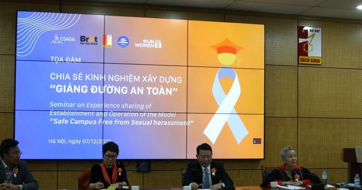 Xây dựng “Giảng đường an toàn” không bạo lực cho sinh viên Xây dựng “Giảng đường an toàn” không bạo lực cho sinh viên