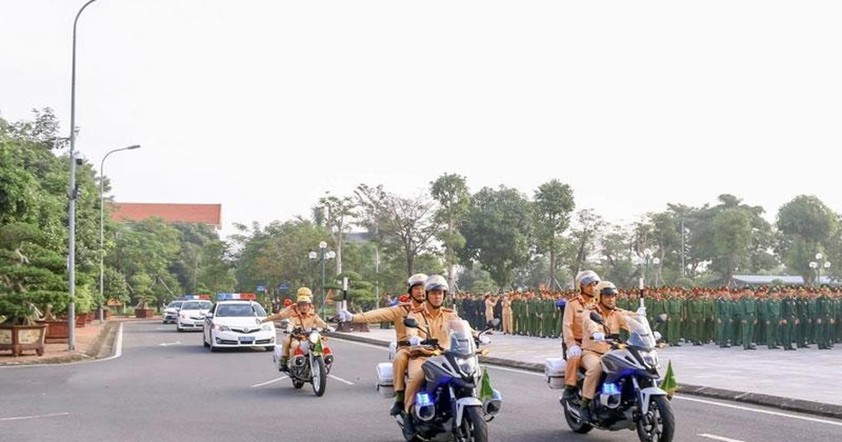 Công an Nam Định ra quân trấn áp tội phạm dịp cuối năm