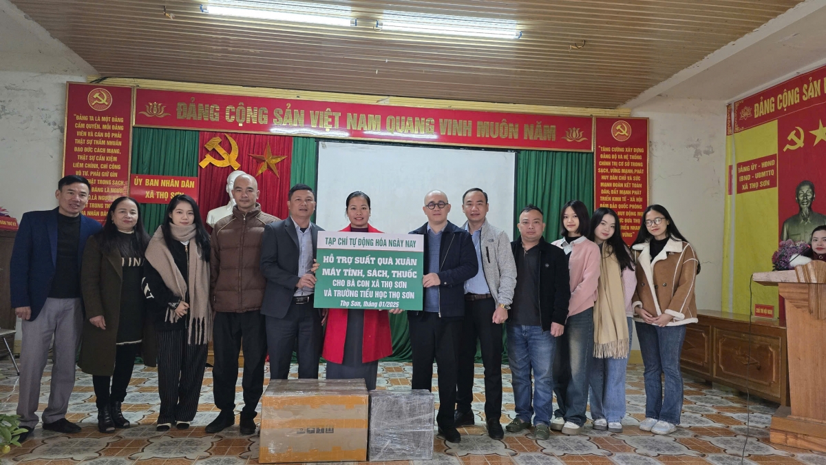 Tạp chí Tự động hoá Ngày nay đồng hành nghĩa tình cùng hộ nghèo xã Thọ Sơn (Nghệ An) Tạp chí Tự động hoá Ngày nay đồng hành nghĩa tình cùng hộ nghèo xã Thọ Sơn (Nghệ An)