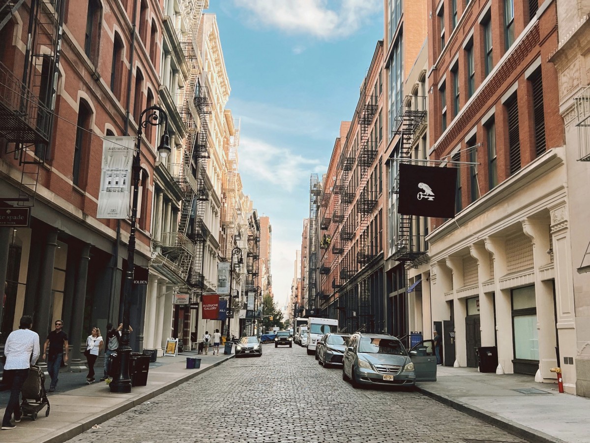 Khu phố biểu tượng Soho, New York. Ảnh: Pexel Khu phố biểu tượng Soho, New York. Ảnh: Pexel