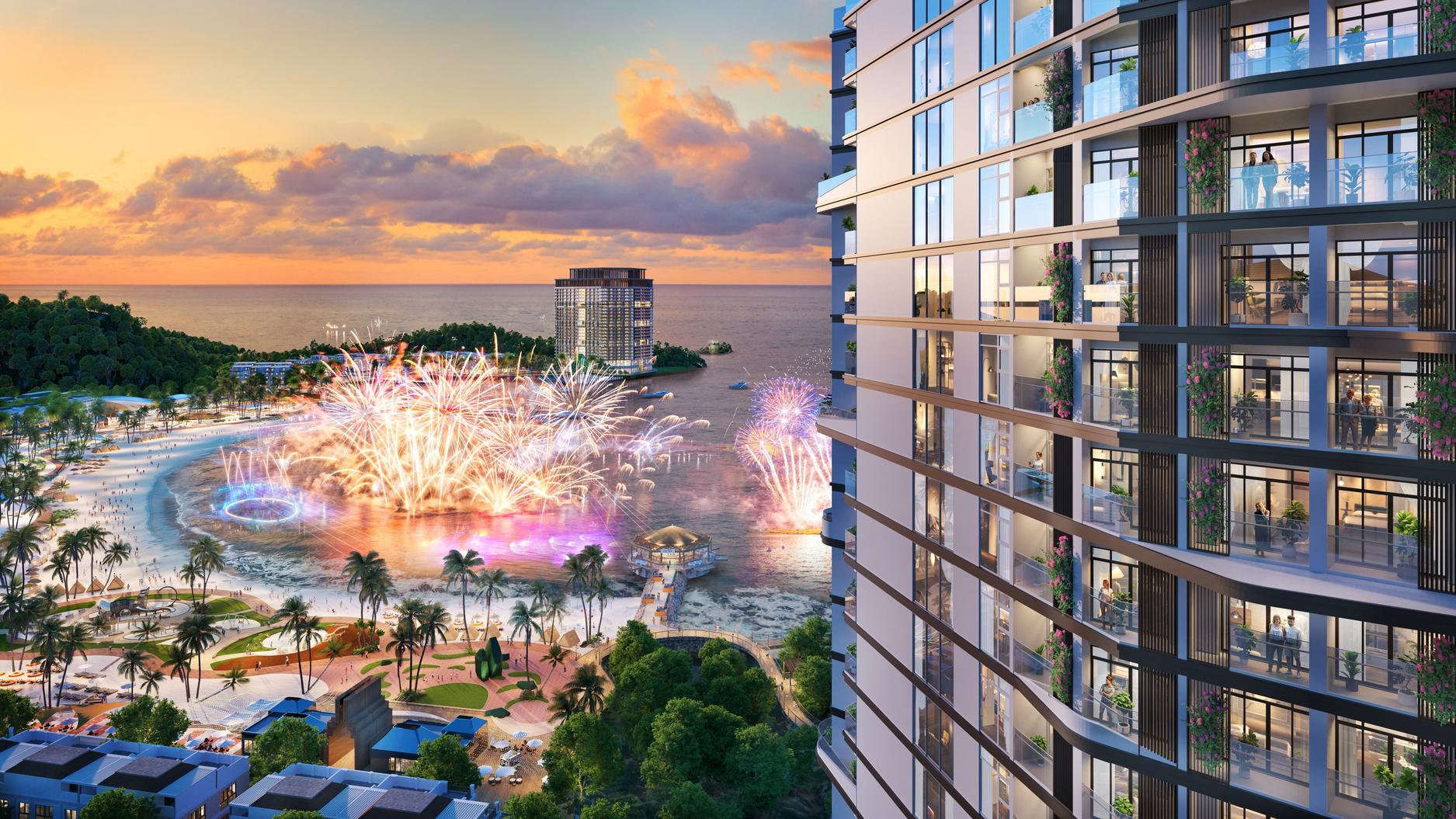 Xanh Sky - căn hộ Sungroup giao thoa sắc màu thiên nhiên và kiến trúc hiện đại ở Cát Bà