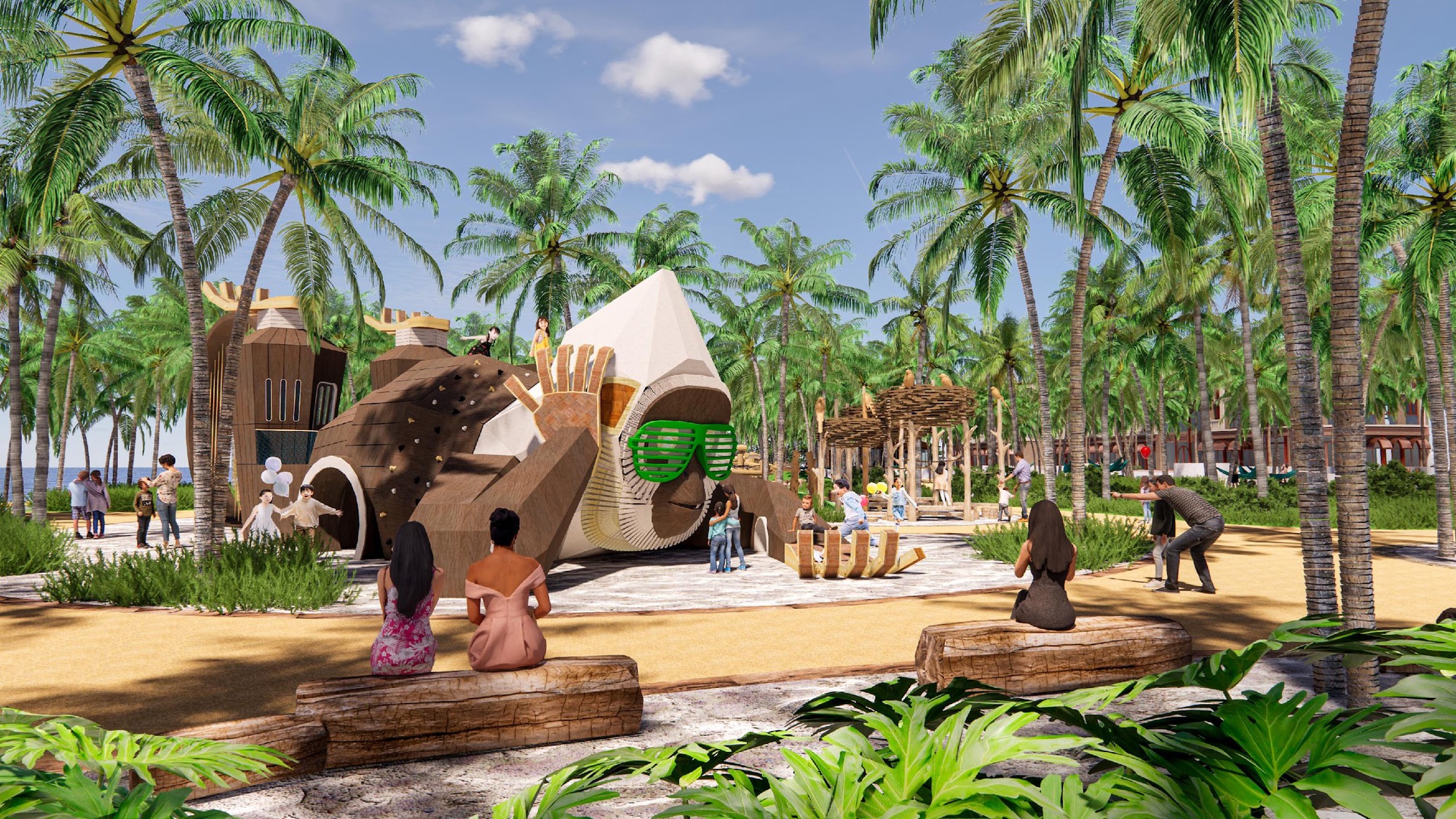 Xanh Sky - căn hộ Sungroup giao thoa sắc màu thiên nhiên và kiến trúc hiện đại ở Cát Bà