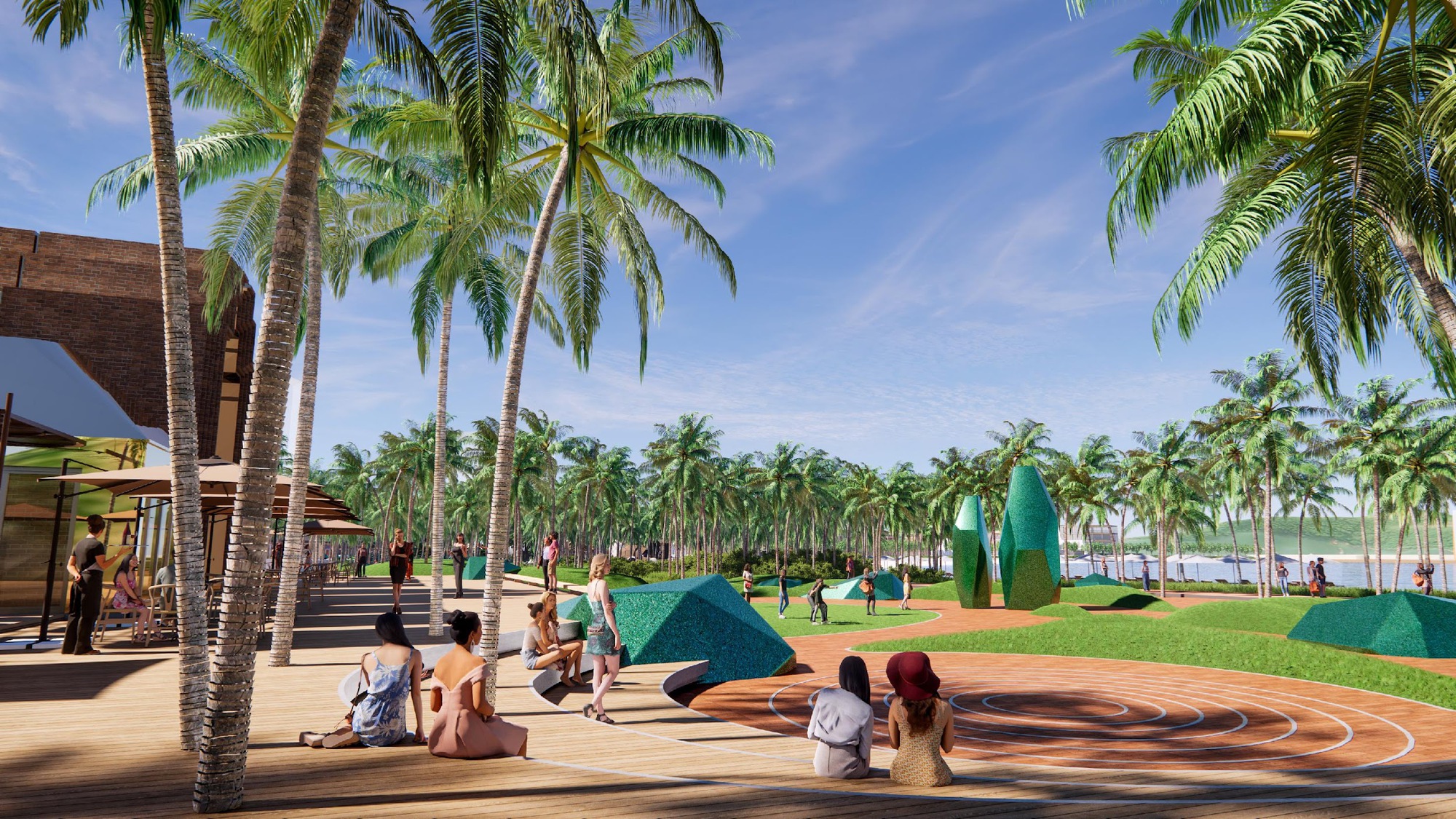 Xanh Sky - căn hộ Sungroup giao thoa sắc màu thiên nhiên và kiến trúc hiện đại ở Cát Bà