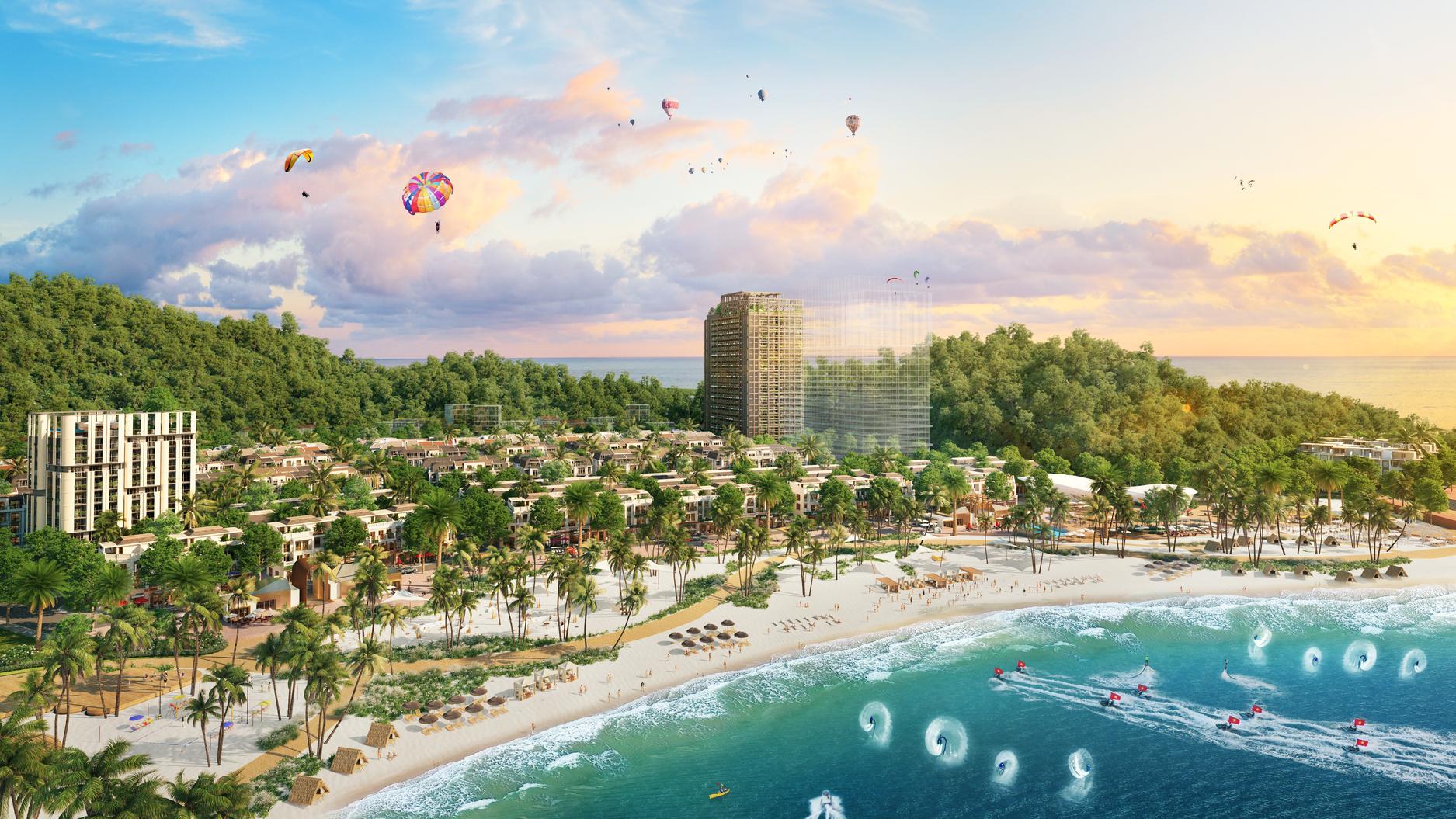 Xanh Sky - căn hộ Sungroup giao thoa sắc màu thiên nhiên và kiến trúc hiện đại ở Cát Bà