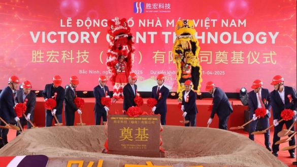 DN Trung Quốc động thổ 2 dự án công nghệ cao 640 triệu USD tại Bắc Ninh