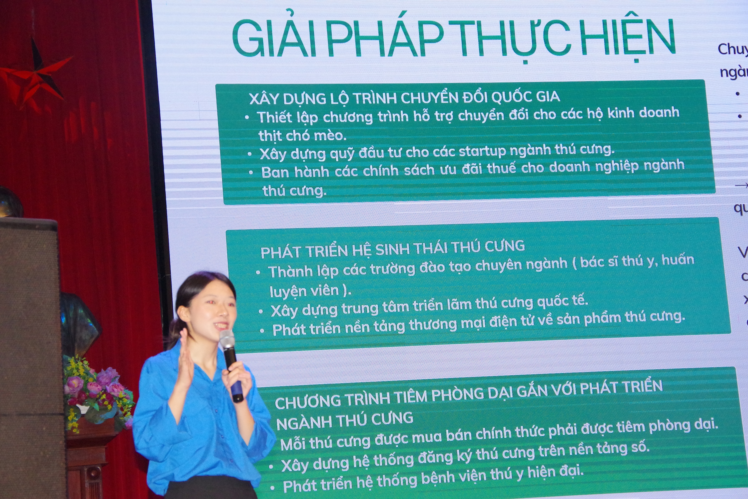 Trao giải cuộc thi "Thanh niên hành động - Hướng tới loại bỏ bệnh dại và hoạt động buôn bán, giết mổ chó mèo" Trao giải cuộc thi "Thanh niên hành động - Hướng tới loại bỏ bệnh dại và hoạt động buôn bán, giết mổ chó mèo"