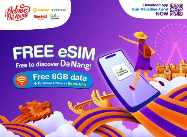 Đà Nẵng đón khách quốc tế với 50.000 eSIM miễn phí