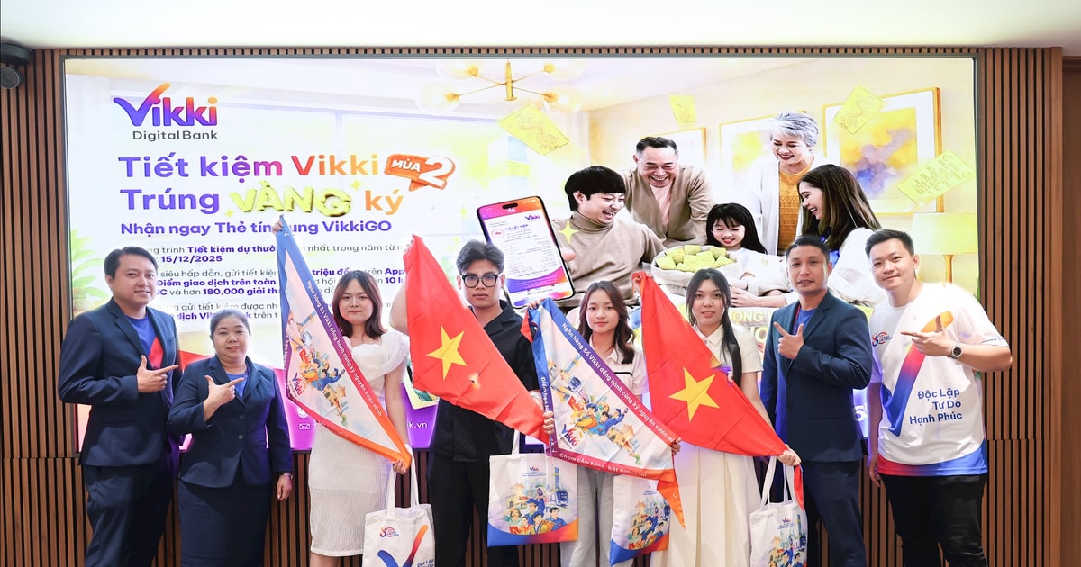 Ngân hàng Số Vikki trao tặng quà cho khách hàng may mắn với tổng giải thưởng hơn 8 tỷ đồng Ngân hàng Số Vikki trao tặng quà cho khách hàng may mắn với tổng giải thưởng hơn 8 tỷ đồng