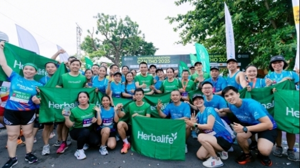 Herbalife Việt Nam cổ vũ tinh thần sống khỏe tại giải chạy cùng VnExpress Marathon Cần Thơ