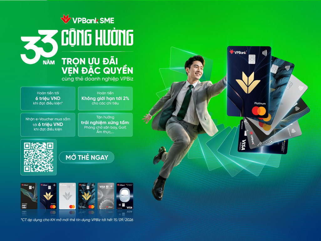 VPBank SME đưa ưu đãi vào từng khoản chi doanh nghiệp
