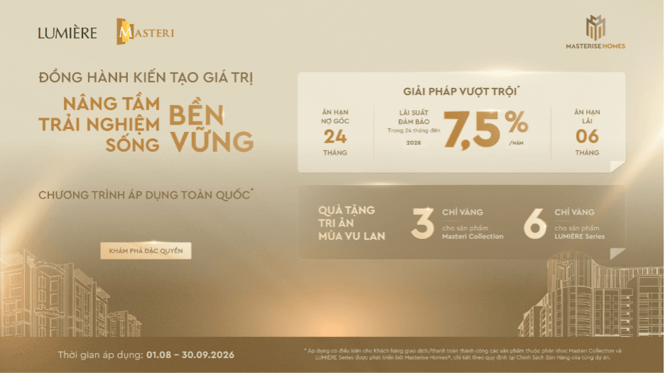 Từ vị trí đến pháp lý: Masterise Homes kiến tạo nền tảng cho giá trị dài hạn Từ vị trí đến pháp lý: Masterise Homes kiến tạo nền tảng cho giá trị dài hạn