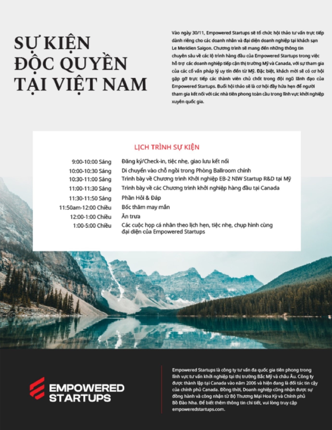 Empowered Startups: Cơ hội dành cho các doanh nhân và start-up Empowered Startups: Cơ hội dành cho các doanh nhân và start-up